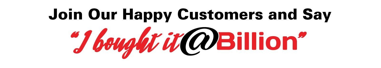 Join Our Happy Customers And Say