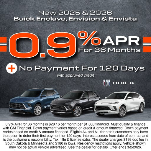 NEW 2025 & 2026 BUICK ENCLAVE, ENVISION & ENVISTA