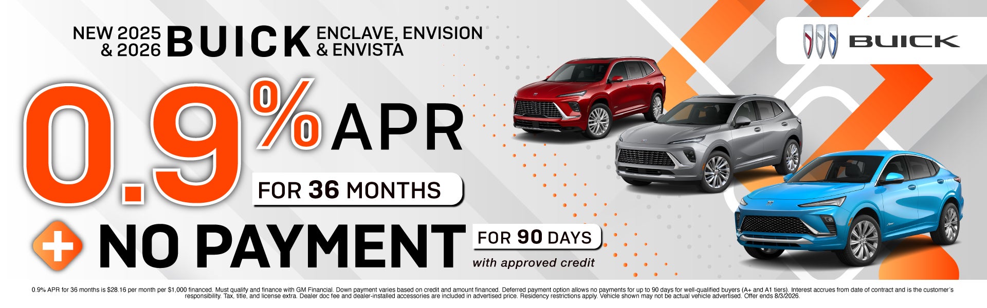NEW 2025 & 2026 BUICK ENCLAVE, ENVISION & ENVISTA