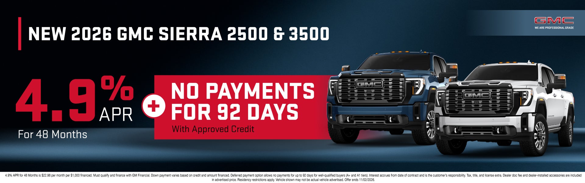 NEW 2026 GMC SIERRA 2500 & 3500