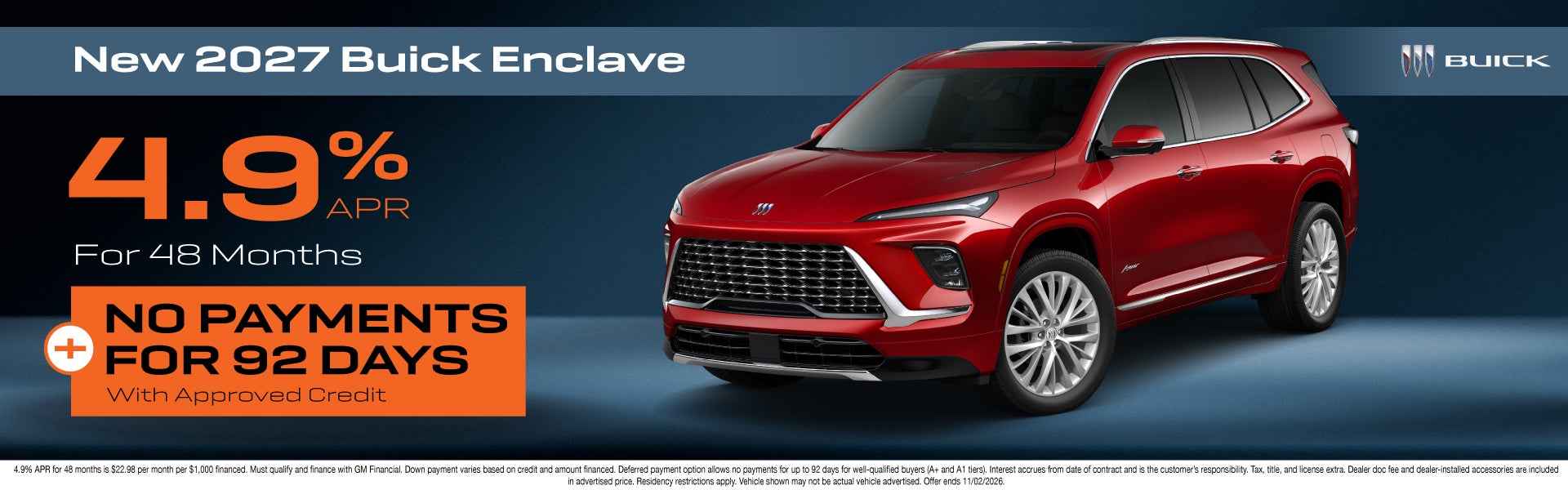 NEW 2027 BUICK ENCLAVE
