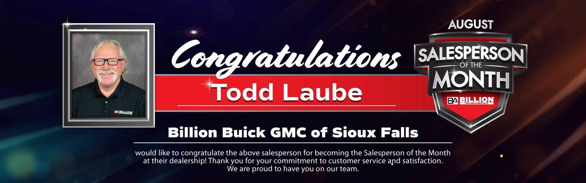 SALESPERSON OF THE MONTH